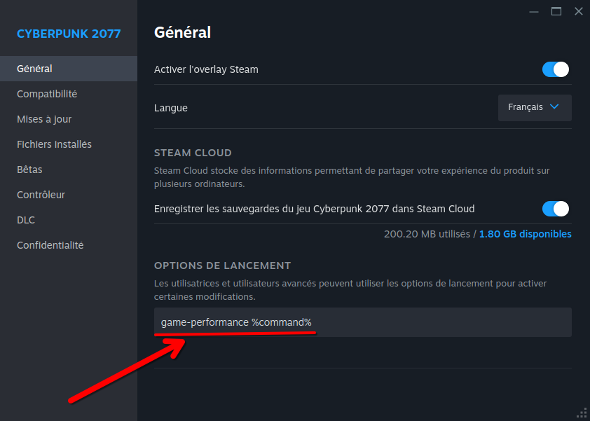 steamoptions